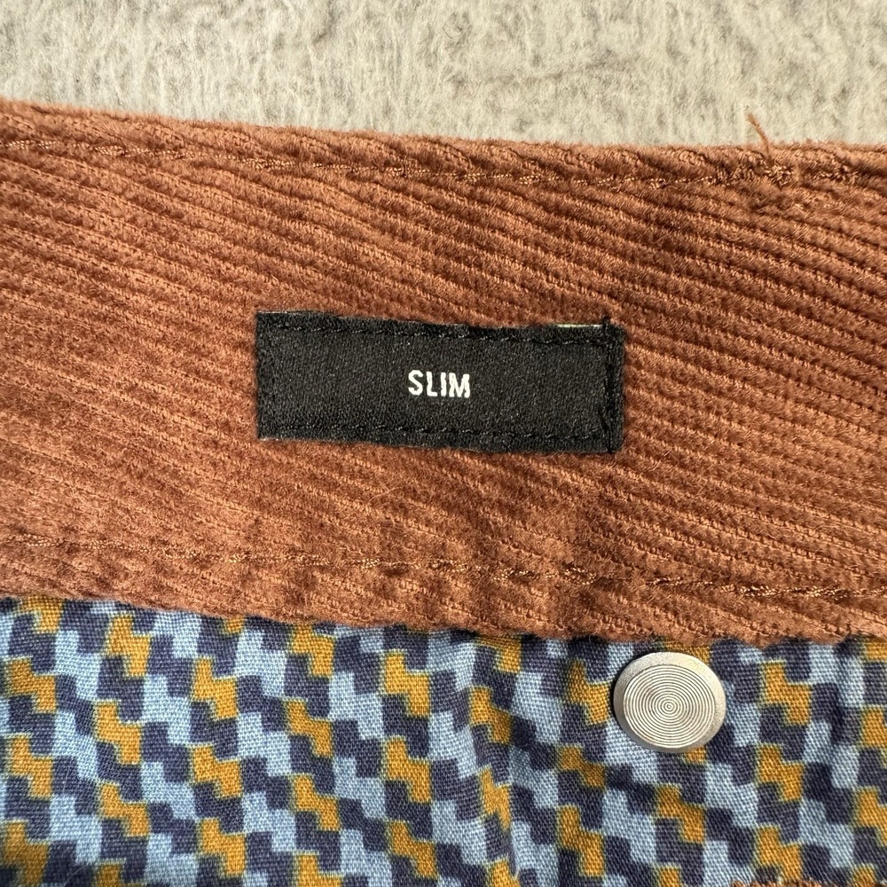 Bonobos Pants Mens 36x30 Brown 5 Pocket Corduroy Slim Office Stretch Performance - Picture 5 of 16